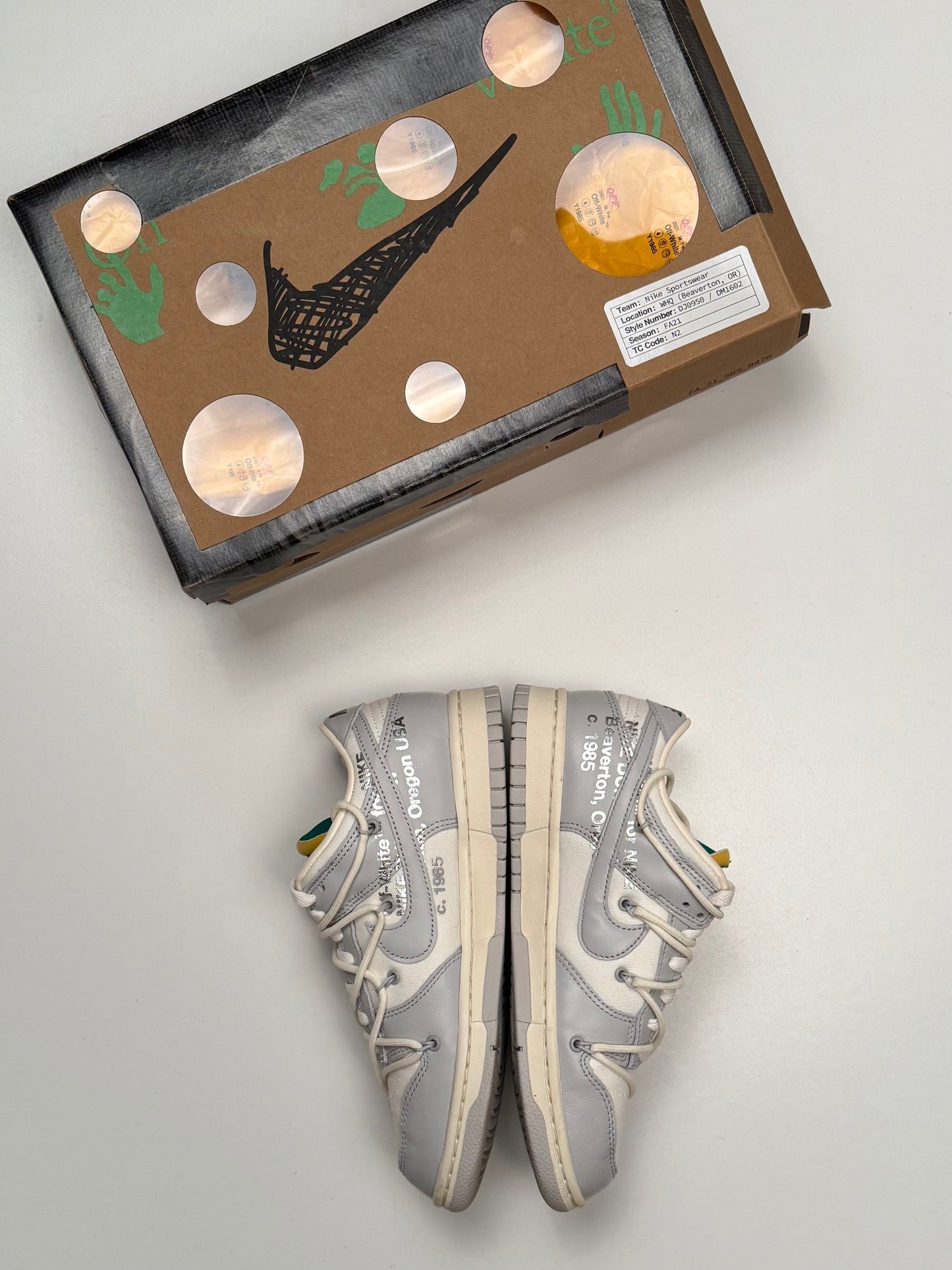 Dunk-Low Off-White Lot 25/50