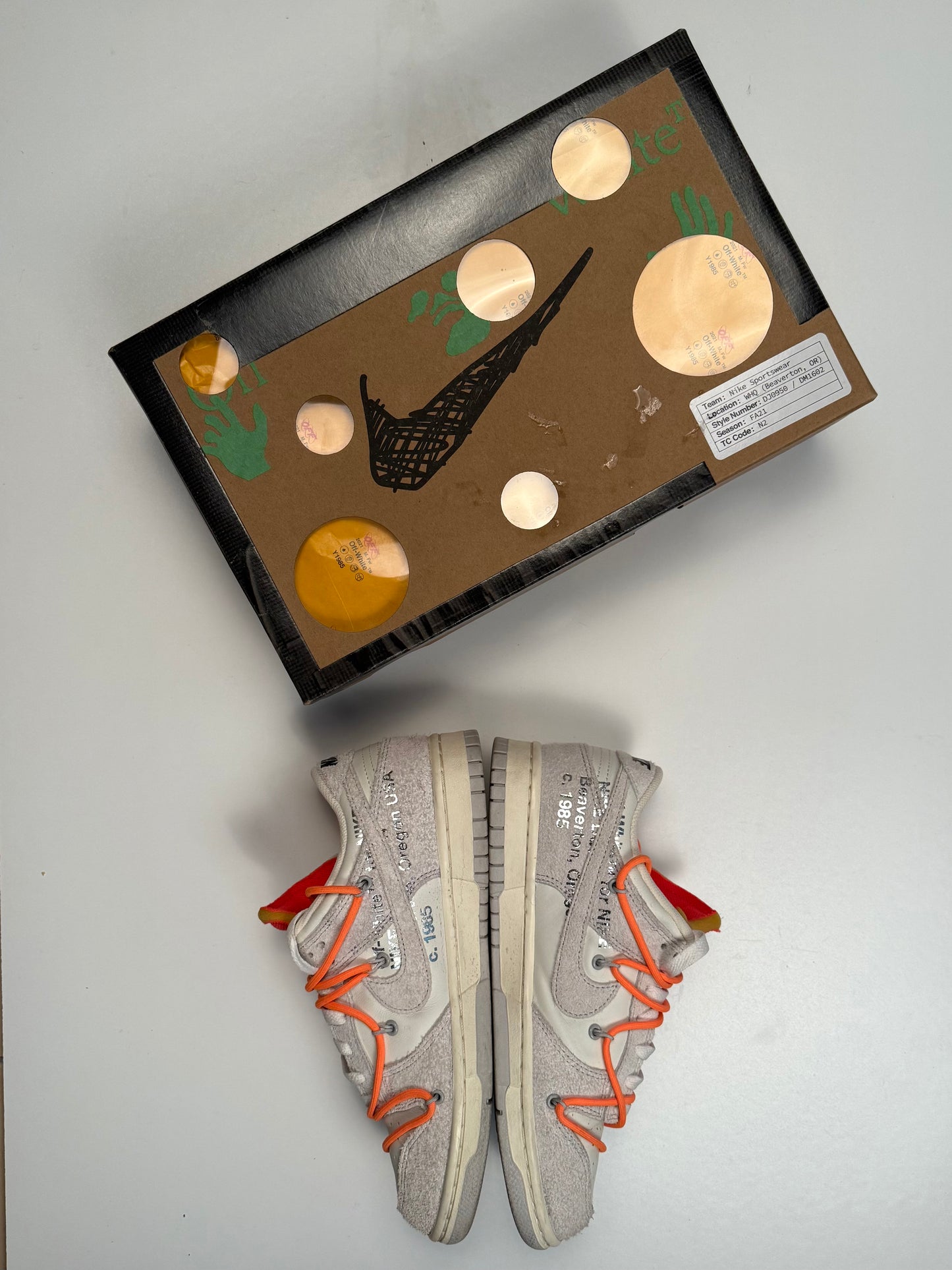 Dunk Low Off-White lot 31
