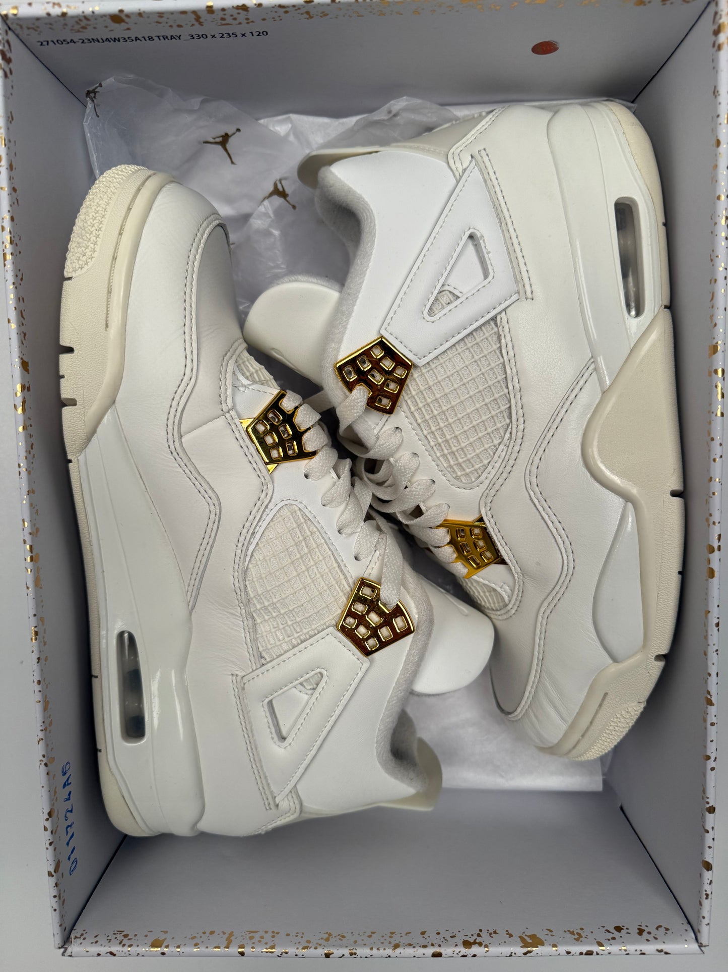 Jordan 4 Metallic gold