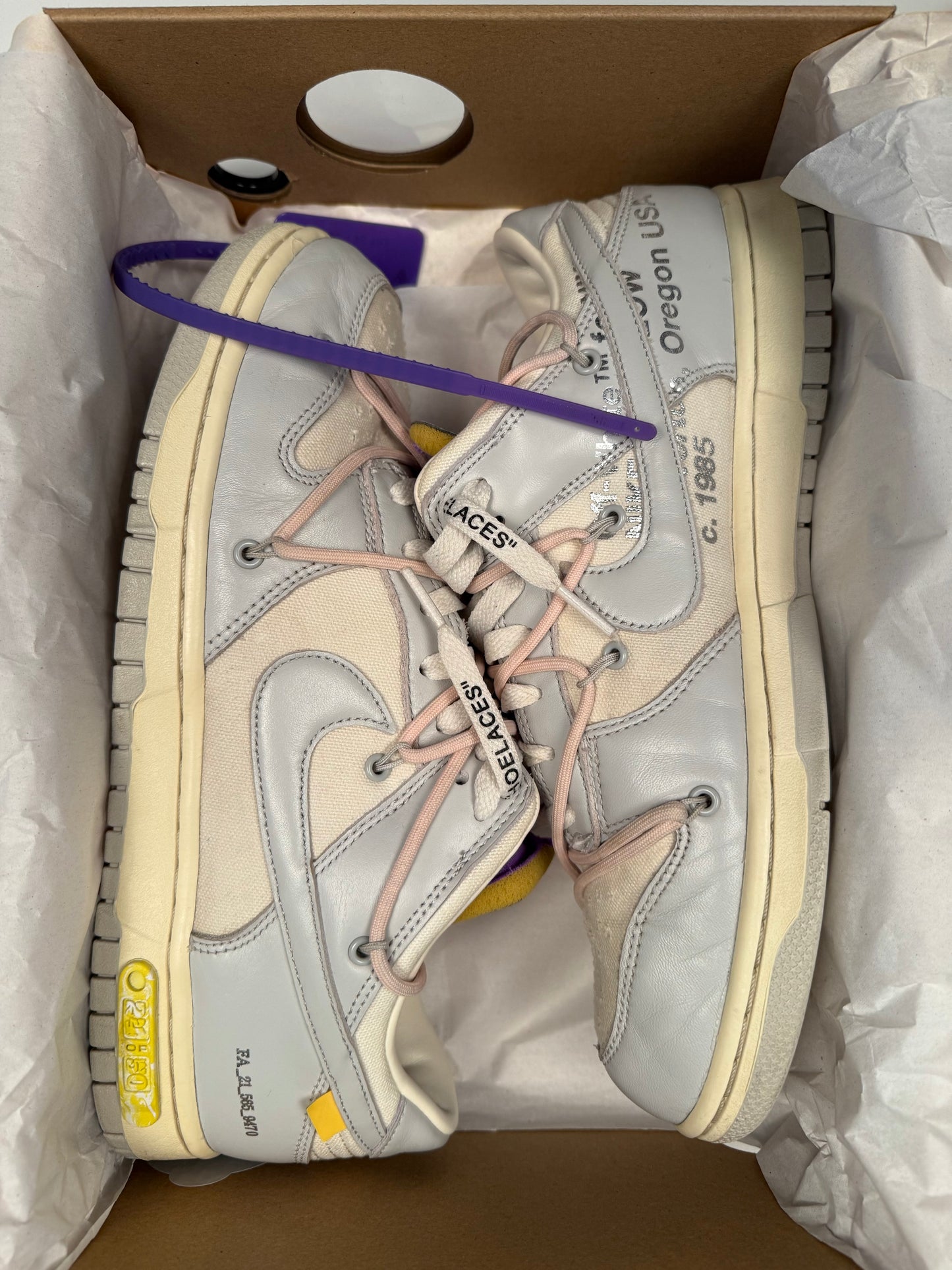 Dunk Low Off-White Lot 24