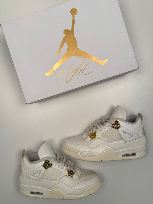 Jordan 4 Metallic gold