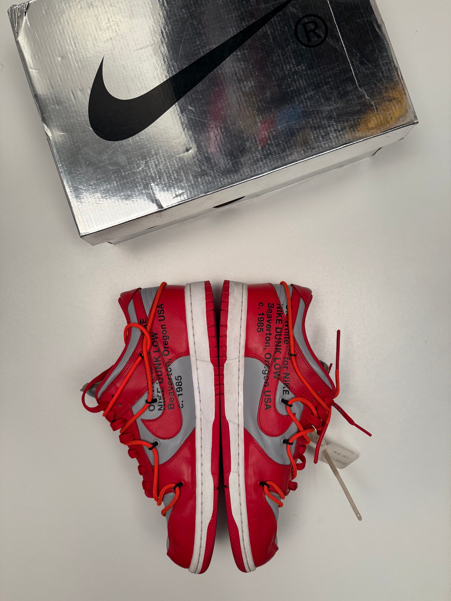 Dunk Low Off-White University Red