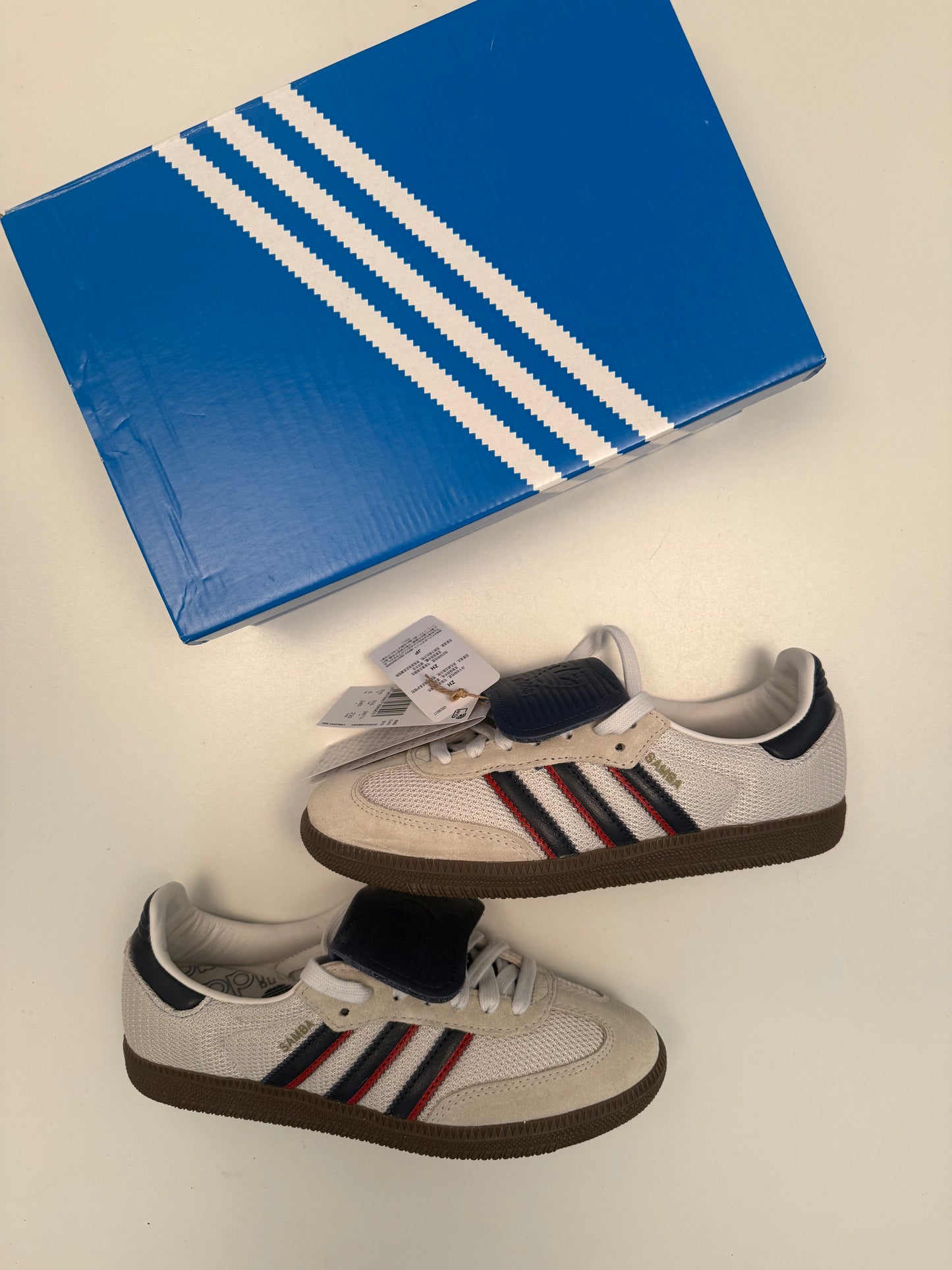 Samba LT Crystal White Dark Blue