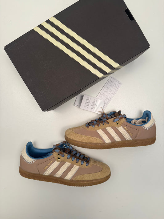 Samba Wales Bonner Marron/Blanc